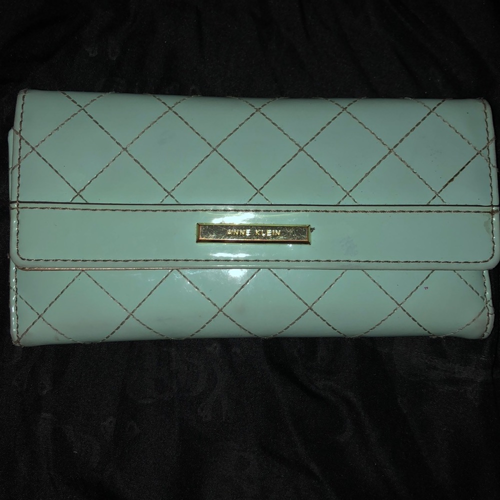 Anne Klein Tiffany blue wallet